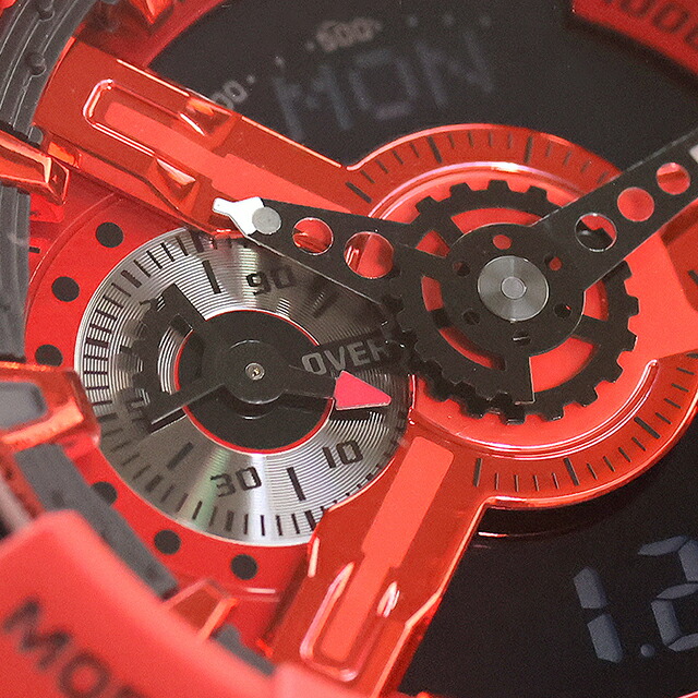 gショック ジーショック G-SHOCK アナログデジタル 110シリーズ クォーツ 電池式 GA-110RRB-4A メンズ 腕時計 ブランド カシオ casio アナデジ レッド 赤 おしゃれ 防水 軽い プレゼント 男性 実用的