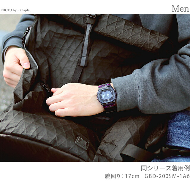 gショック ジーショック G-SHOCK G-スクワッド GBD-200 シリーズ ワールドタイム クオーツ GBD-200SM-1A5DR ブラック 黒 グレー CASIO カシオ 腕時計 メンズ ブランド おしゃれ 防水 軽い プレゼント 男性 実用的
