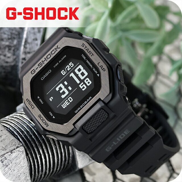 gショック ジーショック G-SHOCK Gライド クオーツ ムーンデータ タイドグラフ GBX-100NS-1DR オールブラック 黒 CASIO カシオ 腕時計 メンズ ブランド おしゃれ 防水 軽い プレゼント 男性 実用的
