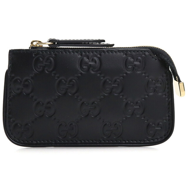 グッチ コインケース キーリング付 レディース GUCCI レザー イタリア 447964 ブラック 財布 小銭入れ 小さい ブランド 高級 おしゃれ プレゼント 実用的 かわいい