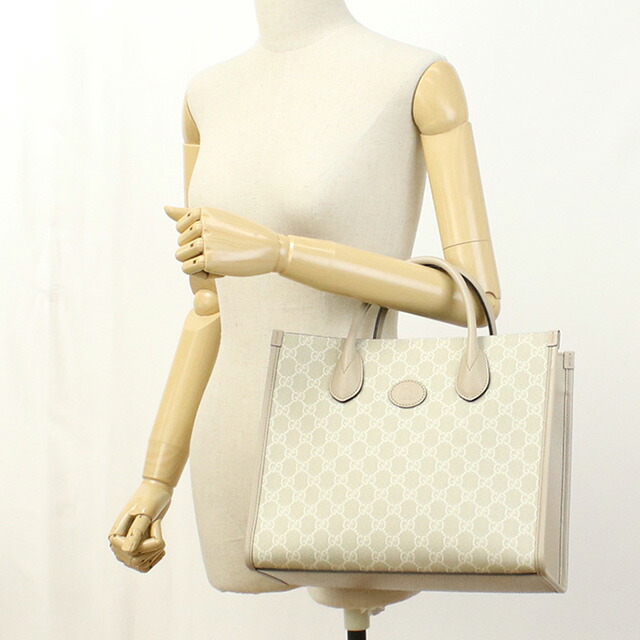 グッチ トートバッグ レディース ブランド GUCCI GG RETRO 659983 ベージュ バッグ 軽量 手提げ 高級 おしゃれ プレゼント 女性 実用的 かわいい