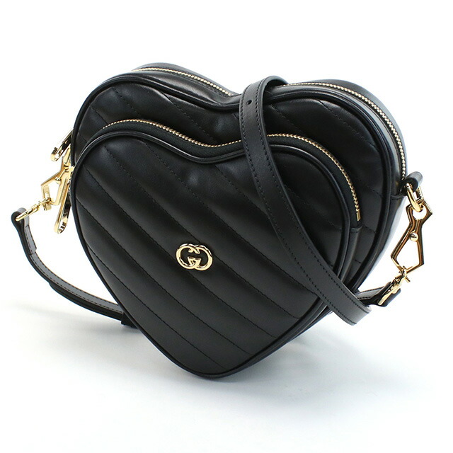 グッチ 斜め掛け ショルダーバッグ レディース ブランド GUCCI イタリア 751628 ブラック バッグ