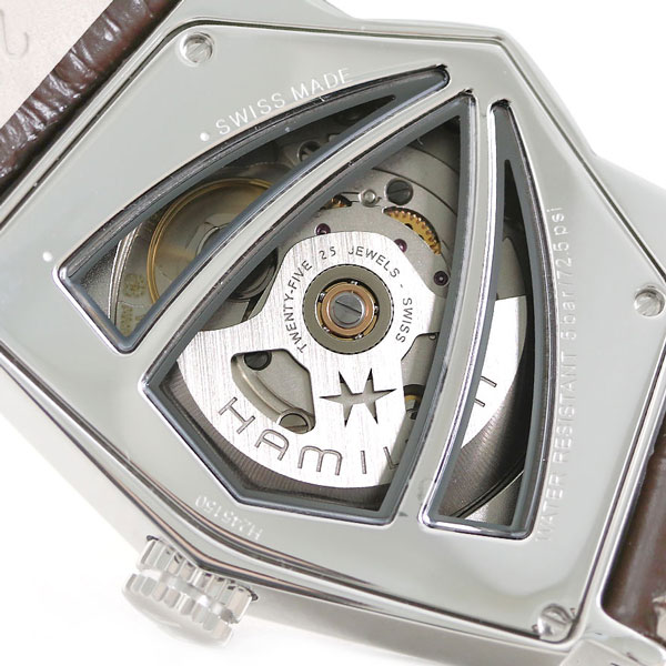 ハミルトン ベンチュラ オート 34mm 自動巻き 腕時計 メンズ H24515521 HAMILTON 機械式腕時計 ベージュ ブラウン ブランド おしゃれ 防水 プレゼント 男性 実用的
