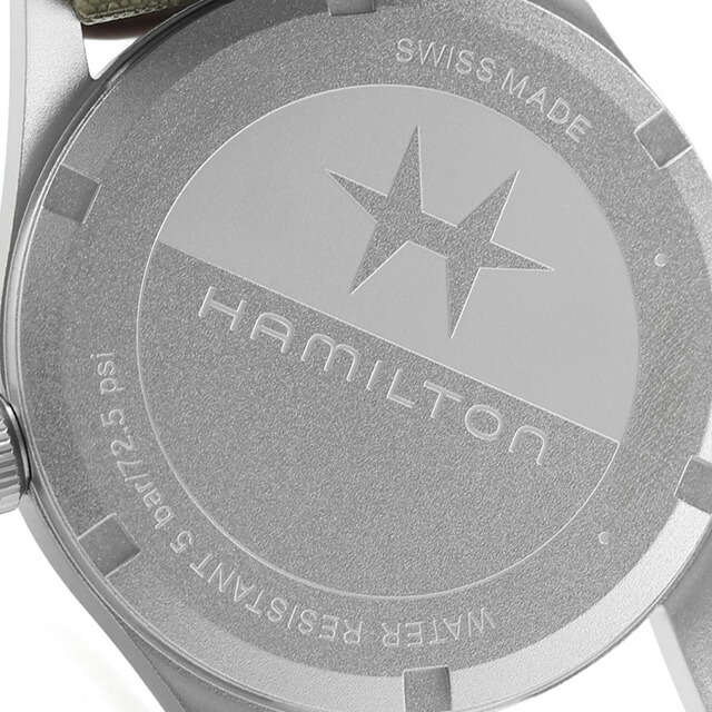 ハミルトン カーキ フィールド 33mm クォーツ 電池式 腕時計 ブランド メンズ HAMILTON KHAKI FIELD H69301960 アナログ カーキグリーン スイス製 おしゃれ 防水 プレゼント 男性 実用的