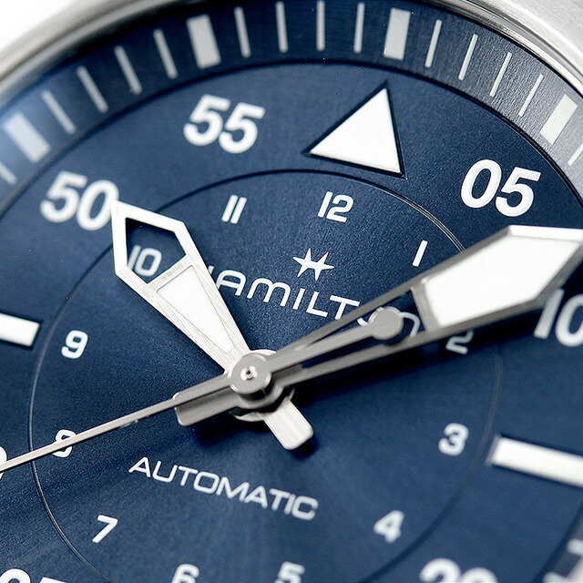 ハミルトン カーキ アビエーション カーキ パイロット オートマティック 36mm 自動巻き 腕時計 メンズ HAMILTON H76215140 アナログ ブルー スイス製 ブランド おしゃれ 防水 プレゼント 男性 実用的