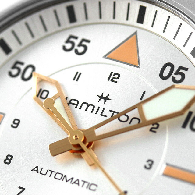 ハミルトン カーキ アビエーション カーキ パイロット オートマティック 36mm 自動巻き 腕時計 メンズ HAMILTON H76215850 アナログ シルバー ホワイト 白 スイス製 ブランド おしゃれ 防水 プレゼント 男性 実用的