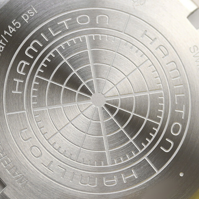 ハミルトン カーキ ネイビー スキューバ オート 40mm 自動巻き 腕時計 メンズ レディース HAMILTON H82395332 アナログ ブラック イエロー 黒 スイス製 ブランド おしゃれ 防水 プレゼント 実用的