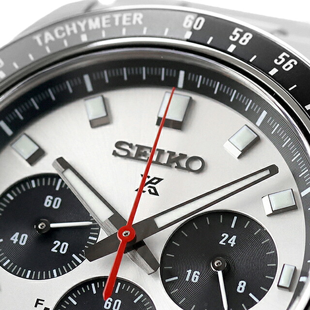セイコー プロスペックス スピードタイマー ソーラー 腕時計 ブランド メンズ クロノグラフ SEIKO PROSPEX HBJ001P アナログ シルバーホワイト 白 おしゃれ 防水 文字盤 大きい プレゼント 男性 実用的