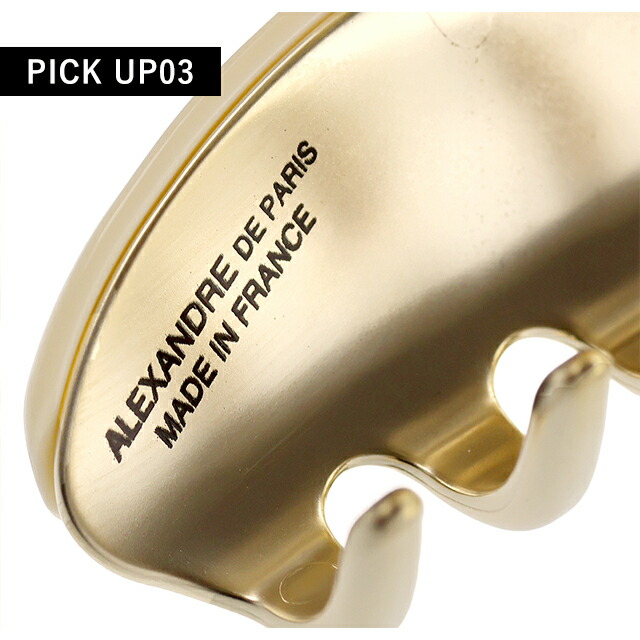 アレクサンドル ドゥ パリ ヘアクリップ レディース ブランド ALEXANDRE DE PARIS ヴァンドームMクリップ ICCM-15571-02-I1 IVOIRE ヘアアクセサリー