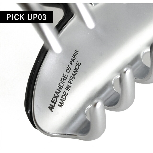 アレクサンドル ドゥ パリ ヘアクリップ レディース ブランド ALEXANDRE DE PARIS ヴァンドームMクリップ スワロフスキー ICCM-15571-03-N4 NOIR B ヘアアクセサリー