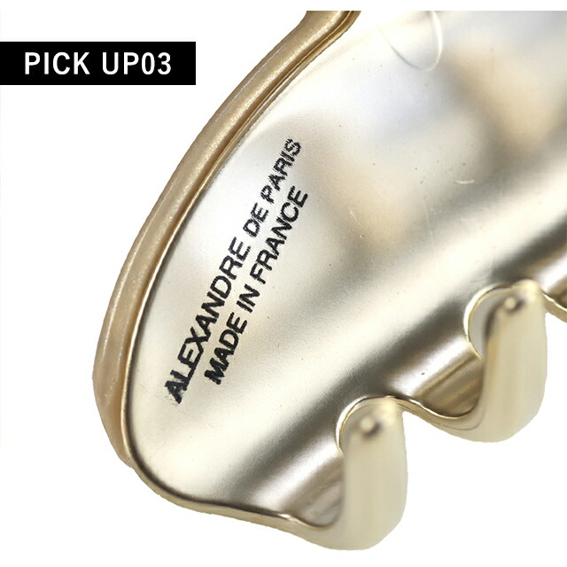 アレクサンドル ドゥ パリ ヘアクリップ レディース ブランド ALEXANDRE DE PARIS VENDOME M クリップ スワロフスキー ICCM-15571-03-X3 PAIL DORE ヘアアクセサリー