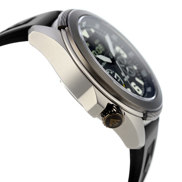 シチズン プロマスター ランド 光発電エコドライブ 腕時計 メンズ クロノグラフ ソーラー CITIZEN PROMASTER JV1007-07E アナデジ ブラック 黒 ブランド おしゃれ 防水 文字盤 大きい プレゼント 男性 実用的