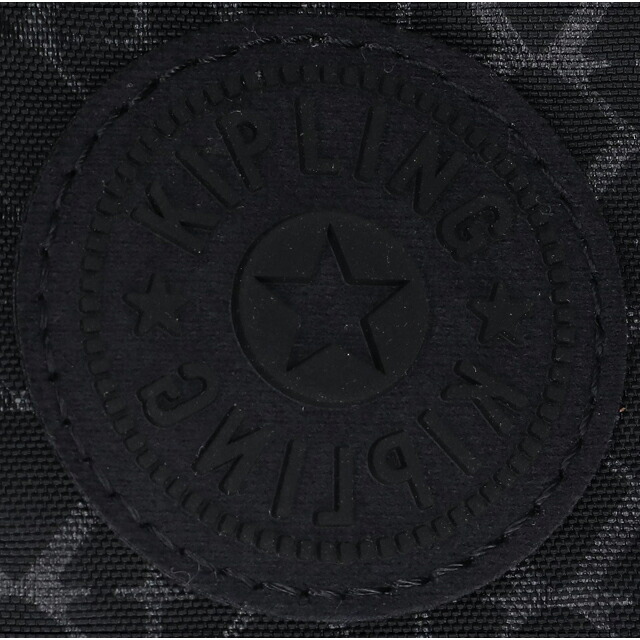キプリング ハンドバッグ レディース ブランド Kipling エリシア ロゴ ワンポイント 総柄 2WAY K43793-K59 Signature Emb 黒 軽量 小さめ 手提げ 高級 おしゃれ プレゼント 女性 実用的 かわいい