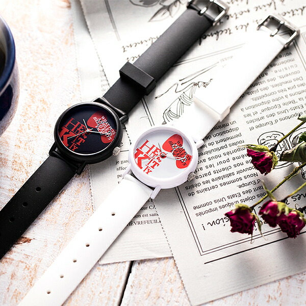 カオル ハローキティ タイポ 38mm クオーツ KAORU004KB 香 コーヒーの香り 腕時計 レディース オールブラック KAORU ブランド おしゃれ 防水 かわいい プレゼント 女性 実用的