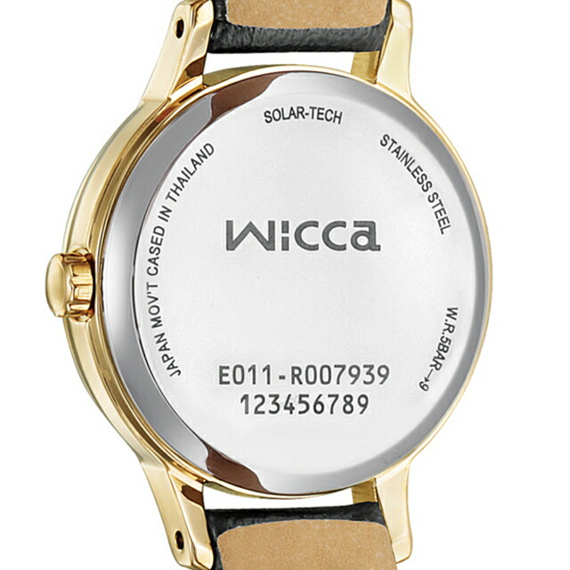 シチズン ウィッカ ソーラーテック 腕時計 レディース CITIZEN wicca KH4-921-92 アナログ ホワイト ブラック 黒 ブランド おしゃれ 防水 軽い 華奢 かわいい プレゼント 女性 実用的