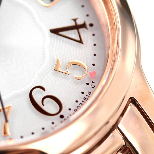 シチズン ウィッカ ソーラーテック フレッシャーズ 就活 受験 日付表示 腕時計 KH4-963-13 CITIZEN wicca シルバー ピンクゴールド ブランド おしゃれ 防水 軽い 華奢 かわいい プレゼント 女性 実用的