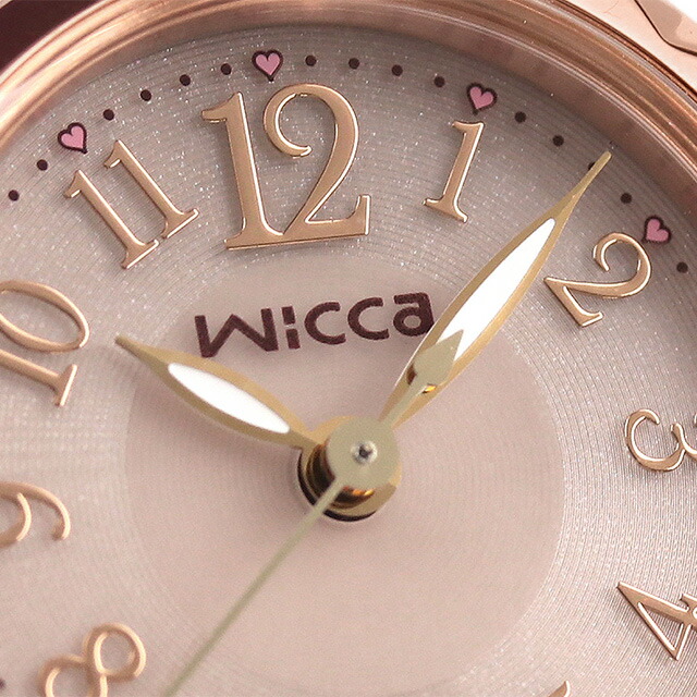 シチズン ウィッカ ソーラー KH9-965-91 腕時計 レディース ピンクゴールド CITIZEN wicca ブランド おしゃれ 防水 軽い 華奢 かわいい プレゼント 女性 実用的