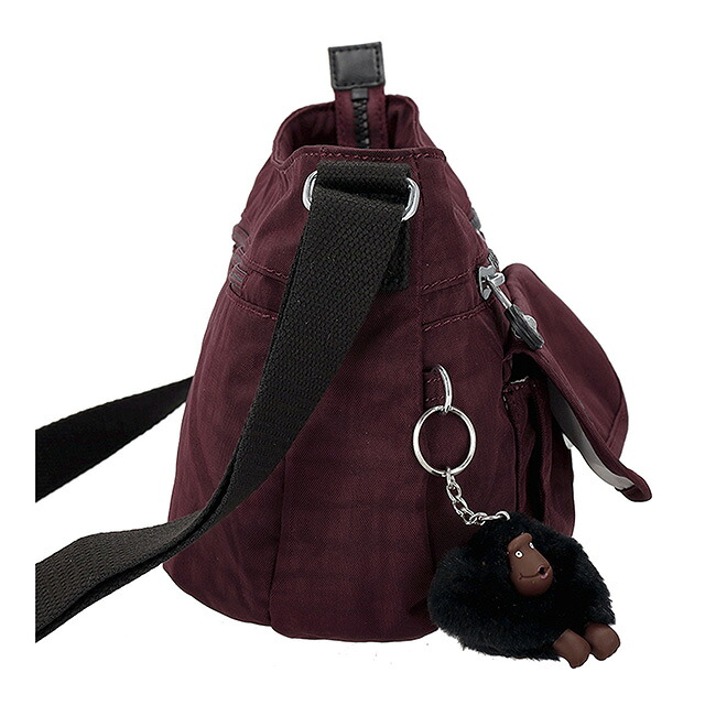 キプリング ショルダーバッグ レディース ブランド Kipling KI93901QG MULBERRY MOCHA ボルドー 斜めがけ 高級 おしゃれ プレゼント 女性 実用的 かわいい