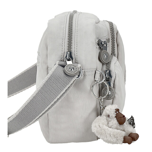 キプリング ショルダーバッグ レディース ブランド Kipling CHINA KIA9Z80NR COOL FOG ライトグレー 斜めがけ 高級 おしゃれ プレゼント 女性 実用的 かわいい