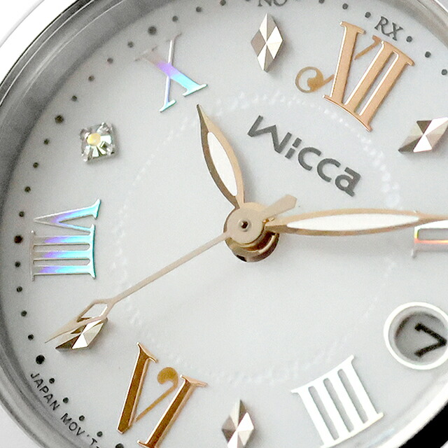 シチズン ウィッカ 限定モデル ソーラーテック電波 腕時計 ブランド レディース 数量限定 替えベルト 電波ソーラー CITIZEN wicca KL0-511-21 アナログ ホワイトシェル 白 おしゃれ 防水 軽い 華奢 かわいい プレゼント 女性 実用的