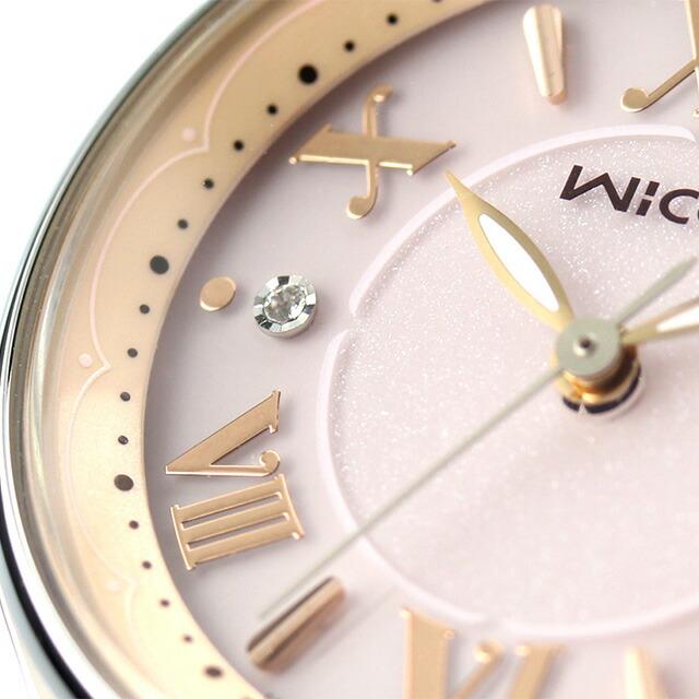 シチズン ウィッカ ソーラーテック電波時計 腕時計 ソーラー電波腕時計 ソーラー電波時計 レディース CITIZEN wicca KS1-813-91 アナログ ピンクラメ ブランド おしゃれ 防水 軽い 華奢 かわいい プレゼント 女性 実用的