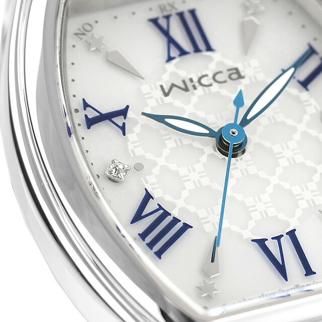 シチズン ウィッカ ソーラーテック電波時計 腕時計 ブランド レディース 電波ソーラー CITIZEN wicca KS4-014-11 アナログ シルバー おしゃれ 防水 軽い 華奢 かわいい プレゼント 女性 実用的
