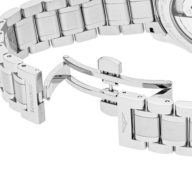 ロンジン マスターコレクション 自動巻き 腕時計 ブランド メンズ LONGINES L2.910.4.51.6 アナログ ブラック 黒 スイス製 おしゃれ 防水 プレゼント 男性 実用的