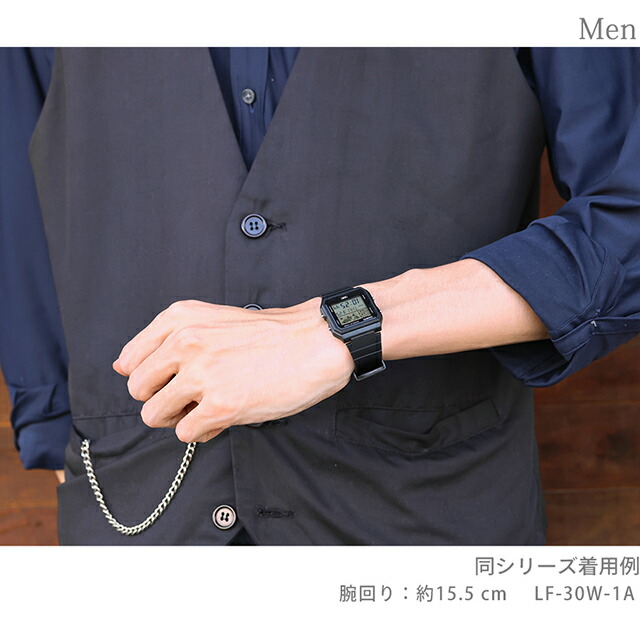 カシオ チープカシオ CASIO クォーツ 電池式 LF-30W-1A クラシック ユニセックス チプカシ メンズ レディース 腕時計 ブランド カシオ casio デジタル ブラック 黒 おしゃれ 防水 かわいい プレゼント 実用的 学生 受験生 受験用 試験用 受験対応