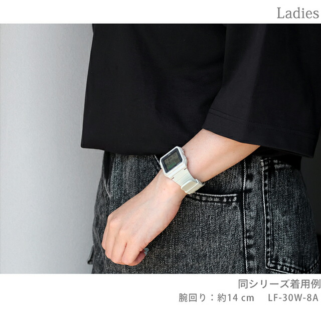 カシオ チープカシオ CASIO クォーツ 電池式 LF-30W-8A クラシック ユニセックス チプカシ メンズ レディース 腕時計 ブランド カシオ casio デジタル グレー ライトベージュ おしゃれ 防水 かわいい プレゼント 実用的 学生 受験生 受験用 試験用 受験対応
