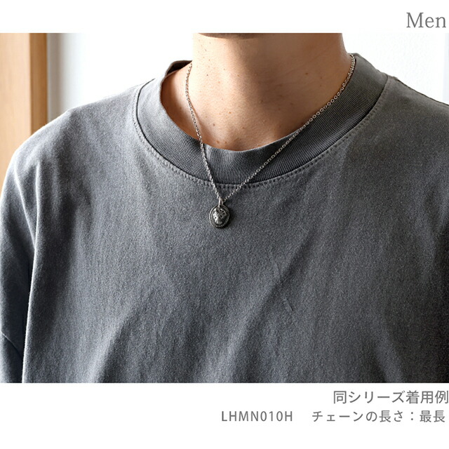 ライオンハート ネックレス メンズ レディース ブランド LION HEART コイン 動物 LHMN010H シルバー アクセサリー