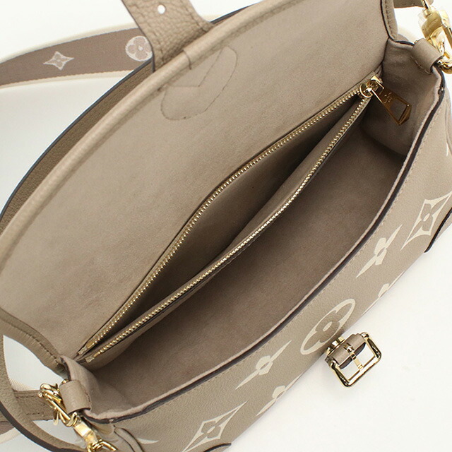 ルイヴィトン ショルダーバッグ レディース ブランド LOUIS VUITTON バイカラーモノグラム・アンプラント ディアヌ M46583 ベージュ バッグ 斜めがけ 高級 おしゃれ プレゼント 女性 実用的 かわいい