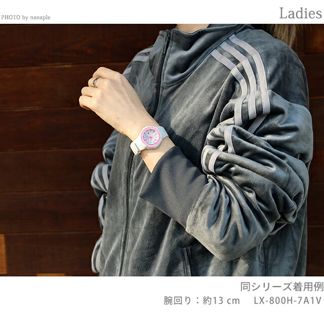 カシオ チープカシオ CASIO POP クォーツ 電池式 LX-800H-7A1V レディース チプカシ 腕時計 ブランド カシオ casio アナログ ピンク ホワイト 白 おしゃれ 防水 軽い 華奢 かわいい プレゼント 女性 実用的