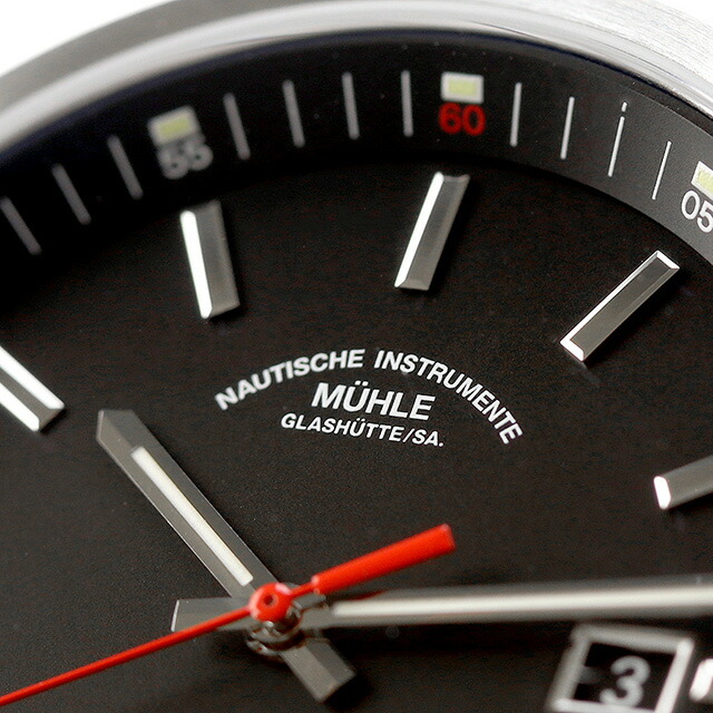 ミューレ・グラスヒュッテ 29er Big 自動巻き 腕時計 ブランド メンズ Muhle Glashutte M1-25-33-MB アナログ ブラック 黒 ドイツ製