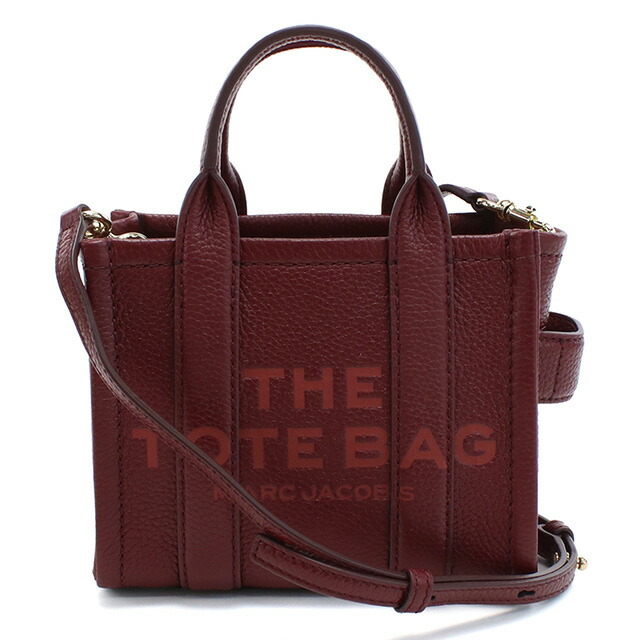 マーク・ジェイコブス トートバッグ レディース MARC JACOBS THE MICRO TOTE レザー ベトナム H053L01RE22 CHERRY ボルドー系 バッグ 軽量 手提げ ブランド 高級 おしゃれ プレゼント 女性 実用的 かわいい
