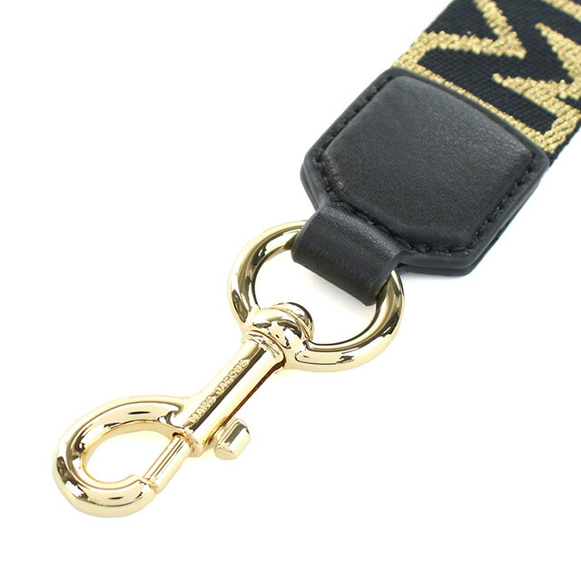 マークジェイコブス ショルダーストラップ レディース ブランド MARC JACOBS THE THIN STRAP 2S3SST002S02 BLACK-GOLD 小物