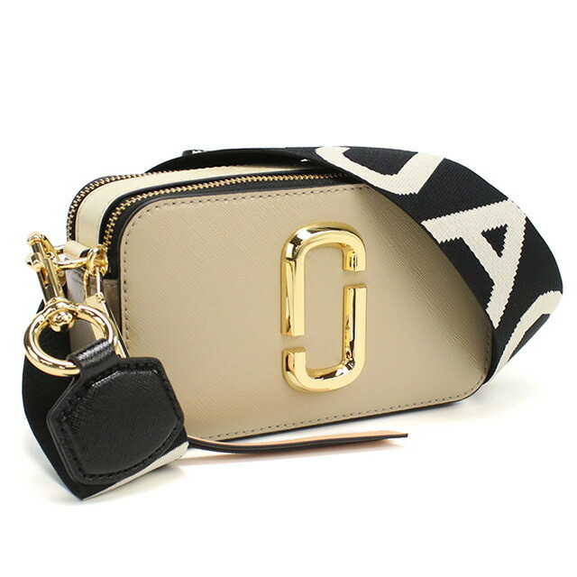 マーク・ジェイコブス 斜め掛け ショルダーバッグ レディース MARC JACOBS THE SNAPSHOT ベトナム 2S3HCR500H03 KHAKI MULTI ベージュ系 マルチカラー バッグ 斜めがけ ブランド 高級 おしゃれ プレゼント 女性 実用的 かわいい
