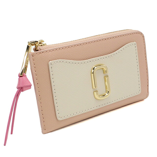 マークジェイコブス キーリング付小銭入れ レディース ブランド MARC JACOBS THE TOP ZIP MULTI WALLET フラグメントケース 2F3SMP063S07 ROSE MULTI