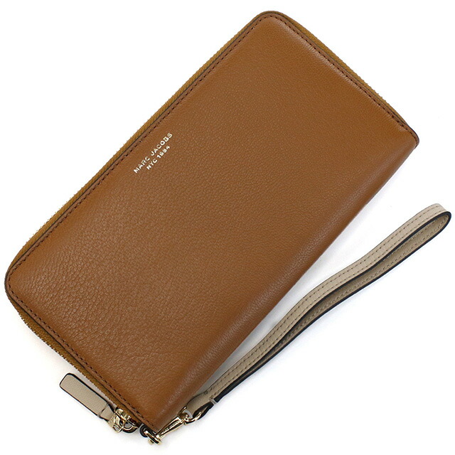 マークジェイコブス 長財布ラウンドファスナー レディース MARC JACOBS レザー ベトナム S161L03FA22 CATHAY SPICE MULTI ブラウン系 財布 ウォレット ブランド 高級 おしゃれ プレゼント 実用的