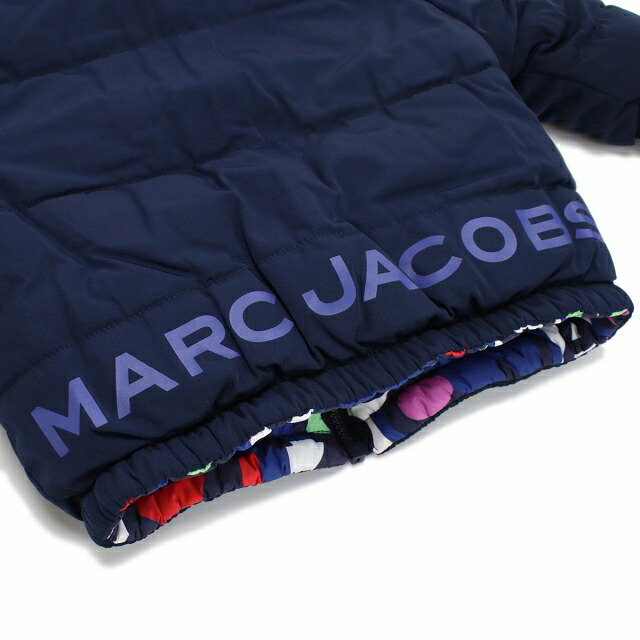 子供服 キッズ 女の子 男の子 高級 ブランド 出産祝い ギフト おしゃれ マークジェイコブス コート ベビー MARC JACOBS W26123 RED-BLUE マルチカラー ネイビー系 ウェア 選べるモデル