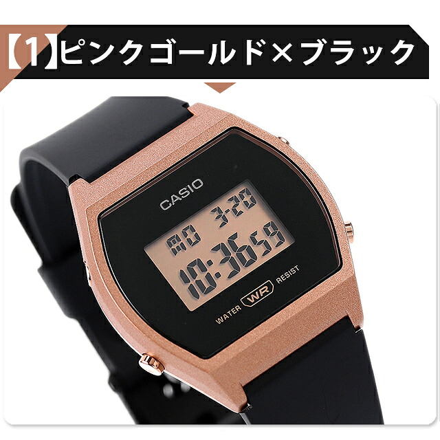 カシオ CASIO クォーツ 電池式 LW-204 スタンダード チプカシ レディース 腕時計 ブランド デジタル 選べるモデル (選べるチプカシ+缶バッジ+ラッピング+出荷前電池交換無料)ギフトセット プレゼント 実用的