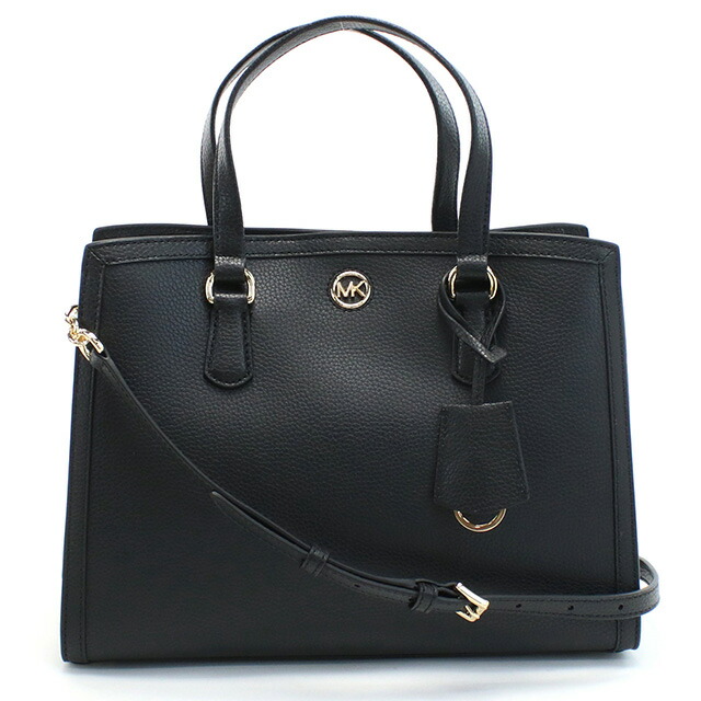 マイケル・コース トートバッグ レディース MICHAEL KORS CHANTAL レザー バングラデシュ 30F2G7CS2T BLACK ブラック バッグ 軽量 手提げ ブランド 高級 おしゃれ プレゼント 女性 実用的 かわいい