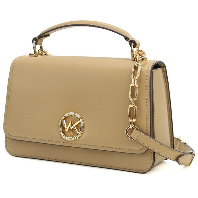 マイケル・コース ハンドバッグ レディース MICHAEL KORS DELANCEY レザー カンボジア 30T4GD8S6L CAMEL ベージュ系 バッグ 軽量 小さめ 手提げ ブランド 高級 おしゃれ プレゼント 女性 実用的 かわいい