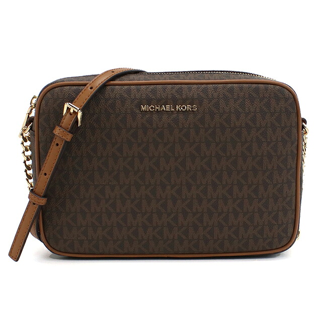 マイケルコース 斜め掛け ショルダーバッグ レディース ブランド MICHAEL KORS JET SET 32F1GJ6C7B ブラウン