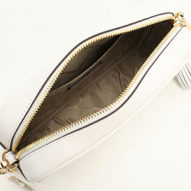 マイケルコース 斜め掛け ショルダーバッグ レディース ブランド MICHAEL KORS JET SET レザー 32F7GGNM8L ホワイト