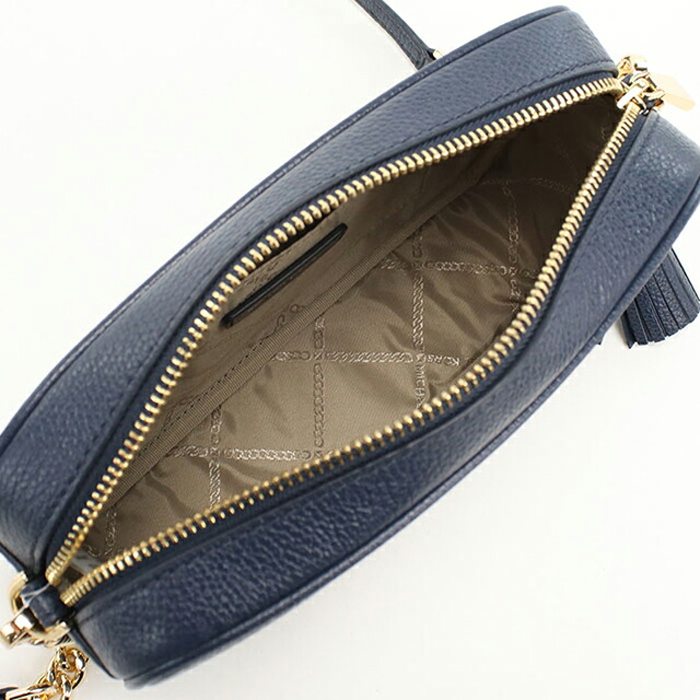マイケルコース 斜め掛け ショルダーバッグ レディース ブランド MICHAEL KORS JET SET レザー 32F7GGNM8L ネイビー