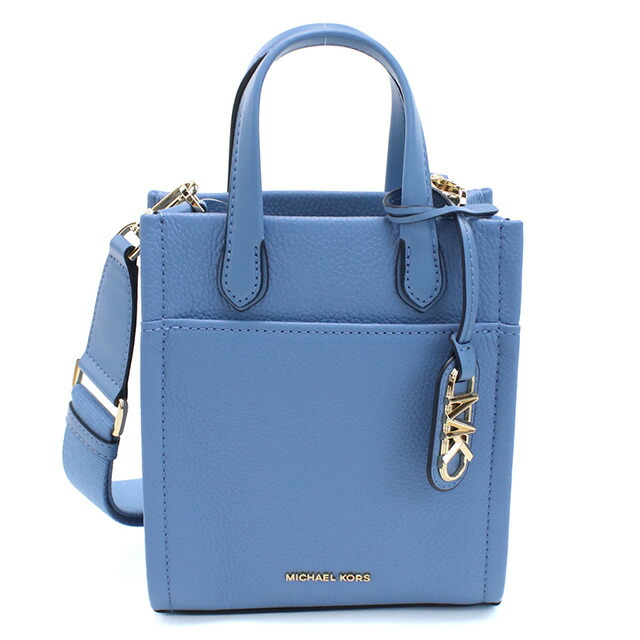 マイケル・コース ハンドバッグ レディース MICHAEL KORS GIGI レザー インドネシア 32R4G3GC4L FRENCH BLUE ブルー系 バッグ 軽量 小さめ 手提げ ブランド 高級 おしゃれ プレゼント 女性 実用的 かわいい