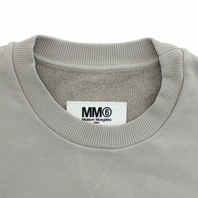 エムエムシックス スウェット レディース MM6 コットン100% イタリア S62GU0078 グレー系 ファッション 選べるモデル