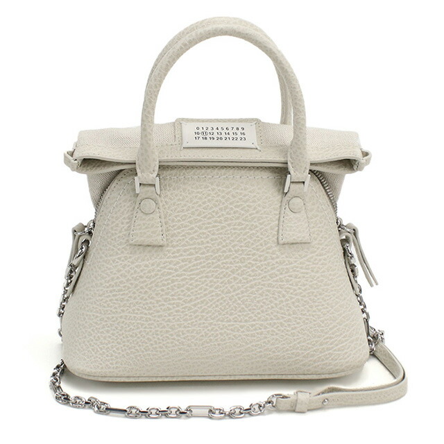 メゾンマルジェラ ハンドバッグ レディース ブランド Maison Margiela レザー イタリア S56WG0081 グレー系 バッグ 軽量 小さめ 手提げ 高級 おしゃれ プレゼント 女性 実用的 かわいい
