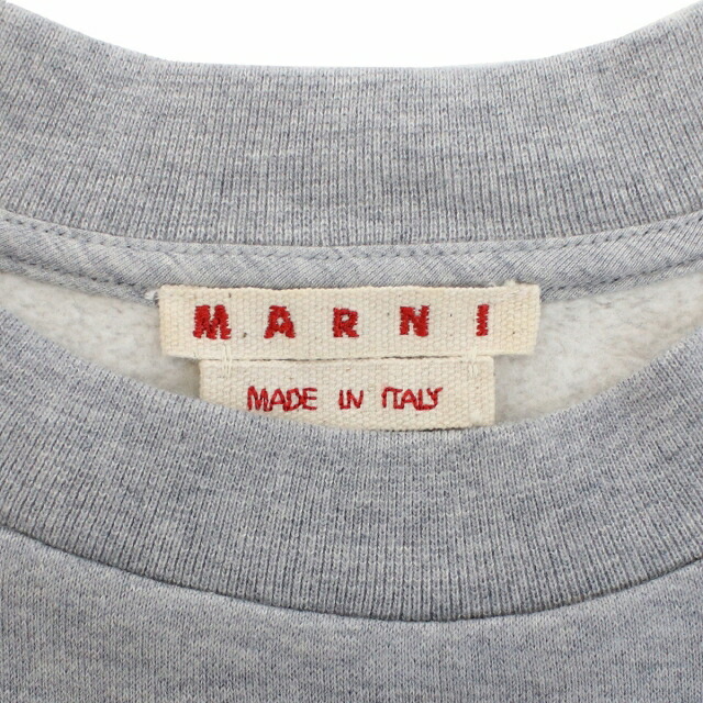 マルニ スウェット メンズ ブランド MARNI イタリア FUMU0074P1 グレー系 ウェア 選べるモデル プレゼント 実用的
