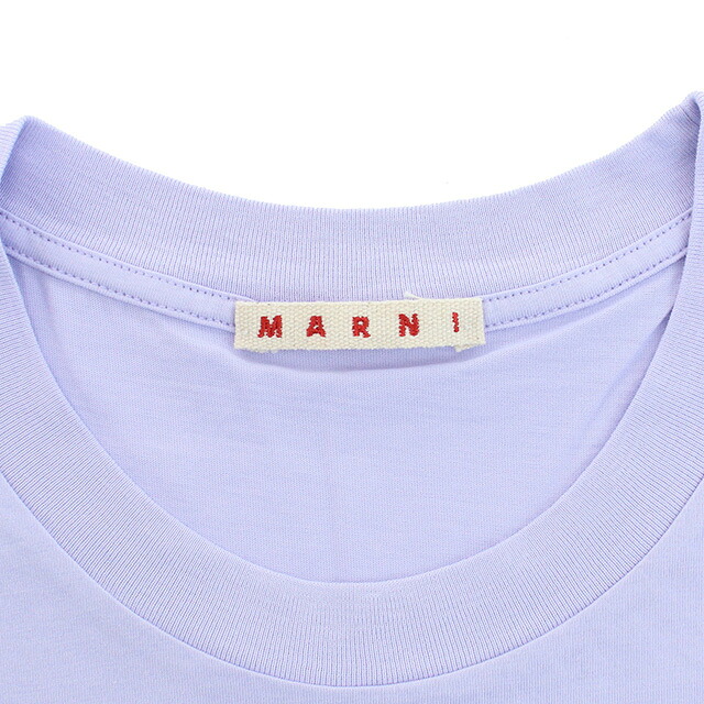 マルニ Tシャツ メンズ ブランド MARNI コットン100% ポルトガル HUMU0198PE パープル系 ファッション 選べるモデル プレゼント 実用的